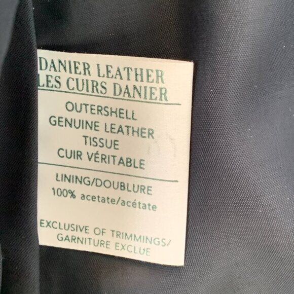 Danier Navy Leather Jacket - Picture 13 of 16